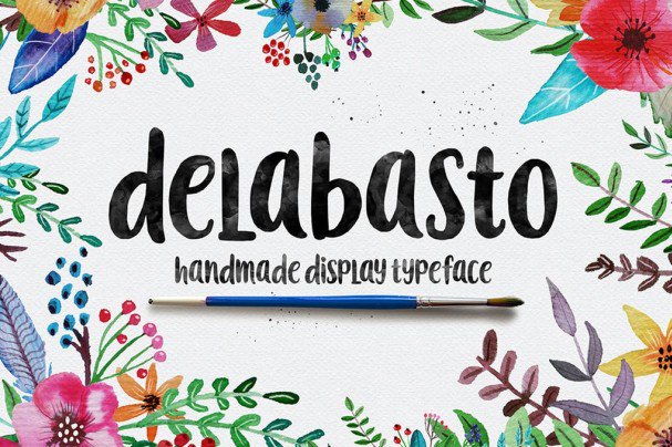 Delabasto Typeface шрифт скачать бесплатно