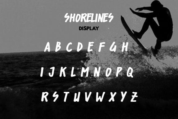 Shorelines Typeface шрифт скачать бесплатно
