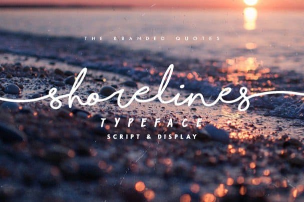 Shorelines Typeface шрифт скачать бесплатно