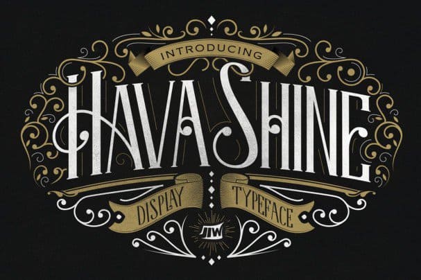 Hava Shine Typeface шрифт скачать бесплатно