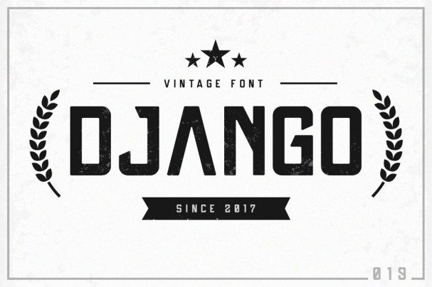 Django шрифт скачать бесплатно