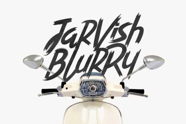 Jarvish Blurry Typeface шрифт скачать бесплатно
