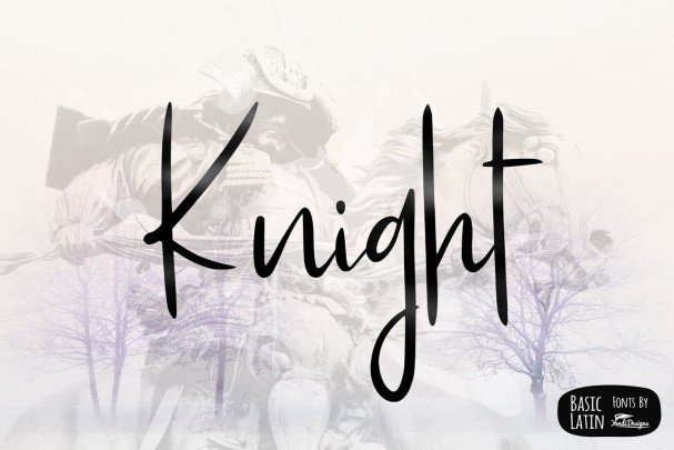 Knight Simple   шрифт скачать бесплатно