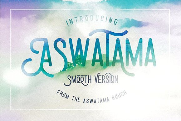 Aswatama Smooth Version шрифт скачать бесплатно