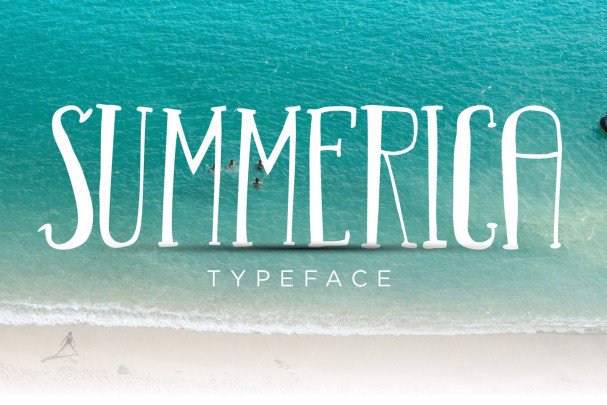 Summerica Typeface шрифт скачать бесплатно