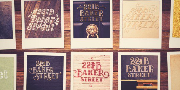 Baker Street Black Oblique шрифт скачать бесплатно