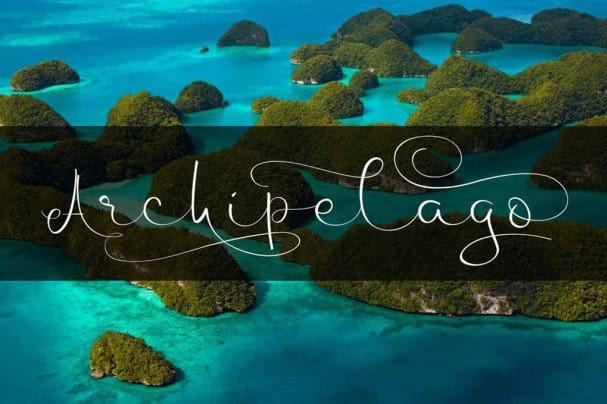 Archipelago шрифт скачать бесплатно
