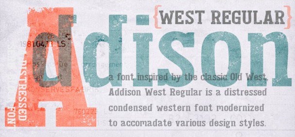 Addison Typeface шрифт скачать бесплатно