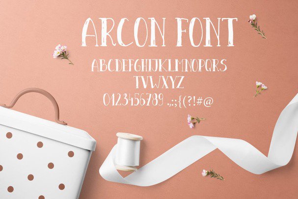 Arcon шрифт скачать бесплатно