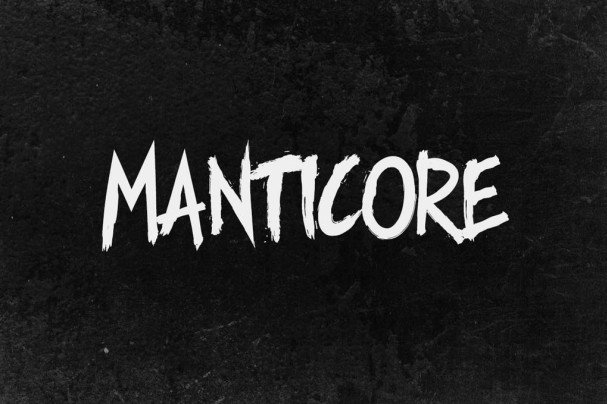 Manticore - Brush   шрифт скачать бесплатно
