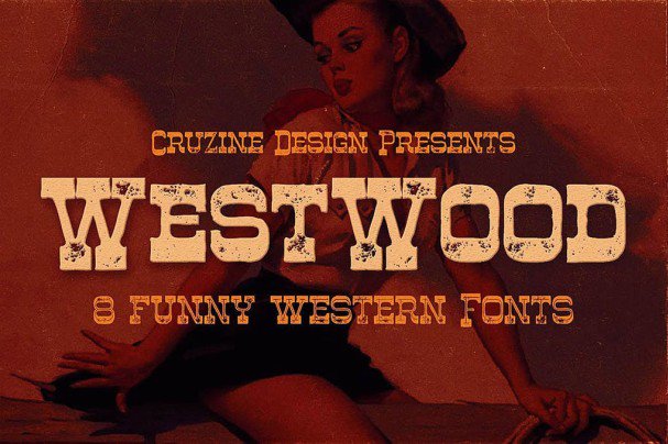 Westwood - Funny Western   шрифт скачать бесплатно