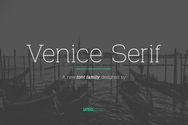 Venice Serif -   Family шрифт скачать бесплатно
