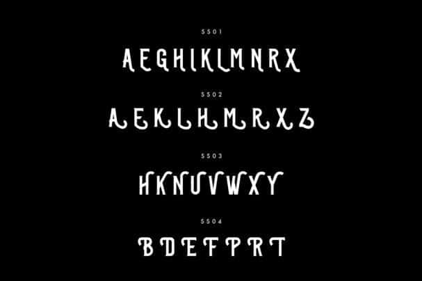 Past-Neuer Typeface шрифт скачать бесплатно