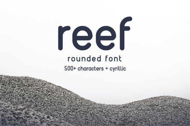 Reef - Round   шрифт скачать бесплатно