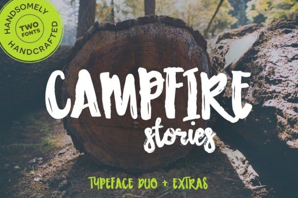 Campfire Stories   Duo шрифт скачать бесплатно