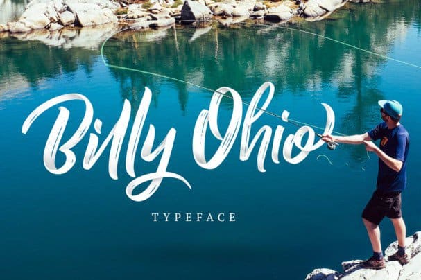 Billy Ohio Typeface шрифт скачать бесплатно