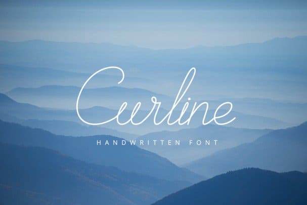 Curline Handwritten Script шрифт скачать бесплатно
