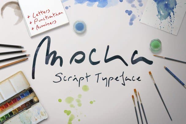Mocka Typeface шрифт скачать бесплатно