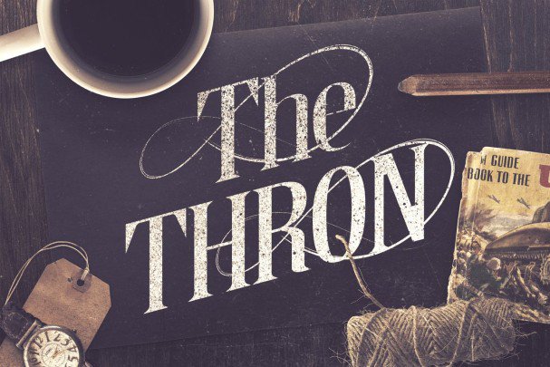 The Thron Typeface шрифт скачать бесплатно