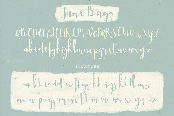 Jane Bugg шрифт скачать бесплатно