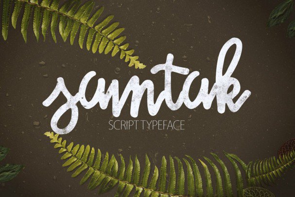 Samtak Script шрифт скачать бесплатно