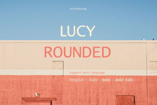 Lucy Rounded шрифт скачать бесплатно