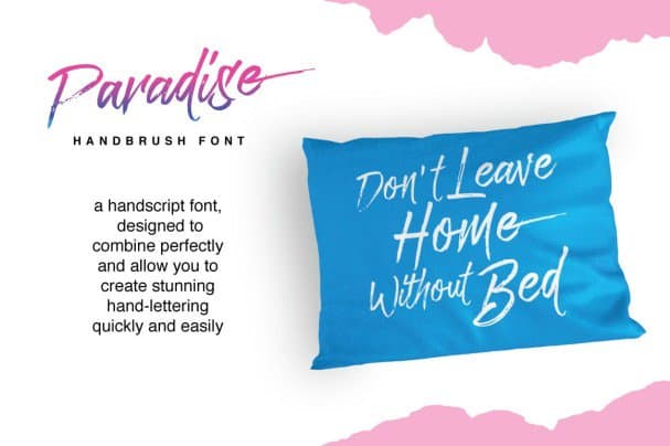 Paradise Typeface шрифт скачать бесплатно