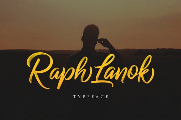 Raph Lanok Typeface шрифт скачать бесплатно