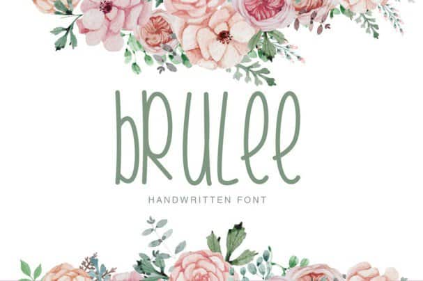 Brulee |   Duo шрифт скачать бесплатно
