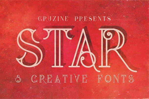 Star Typeface шрифт скачать бесплатно