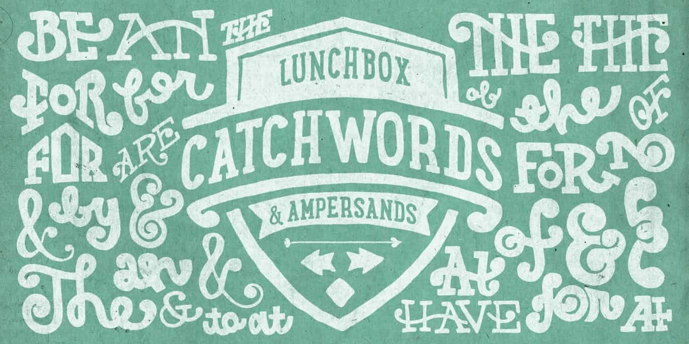 Lunchbox Slab Bold шрифт скачать бесплатно