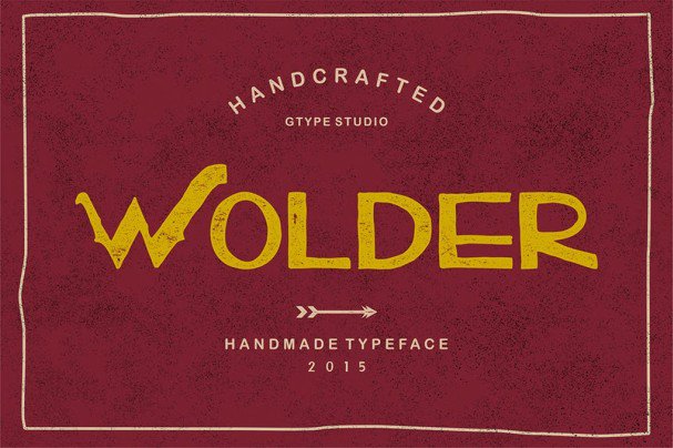 Wolder Typeface шрифт скачать бесплатно
