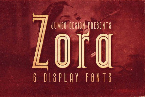 Zora - Vintage Display   шрифт скачать бесплатно