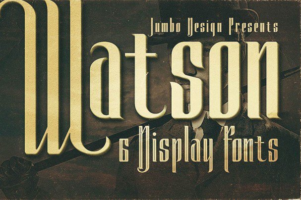 Watson - Vintage Display   шрифт скачать бесплатно