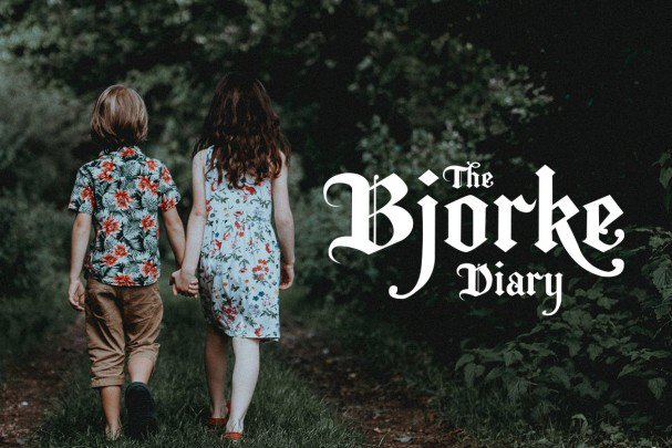 The Bjorke - Handmade  s шрифт скачать бесплатно