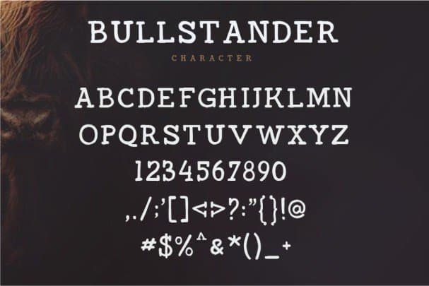 Bullstander 6   Set шрифт скачать бесплатно