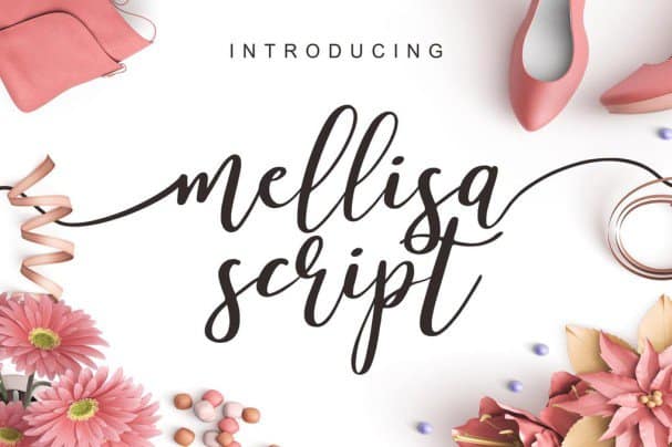 Mellisa Script & Extras шрифт скачать бесплатно