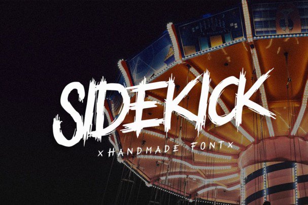 SideKick - Handmade   Script шрифт скачать бесплатно