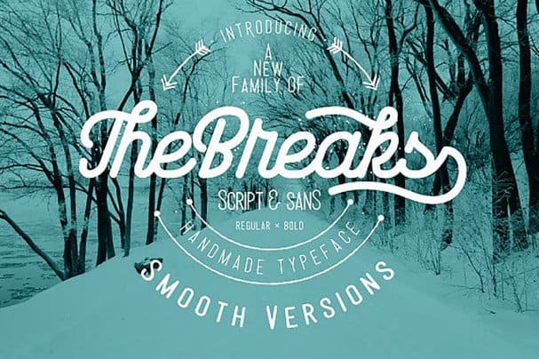 The Breaks Smooth Version шрифт скачать бесплатно