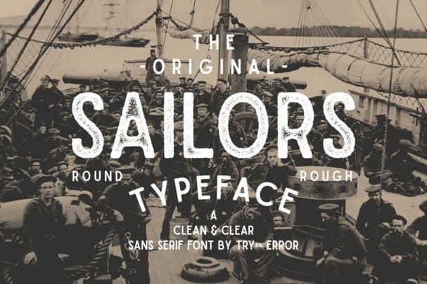 Sailors шрифт скачать бесплатно