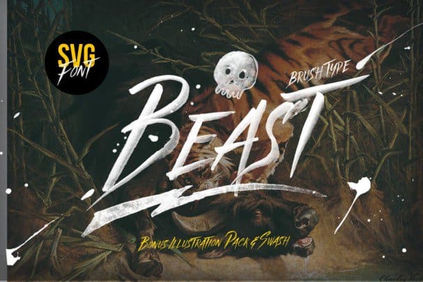 Beast SVG   & Graphics Pack шрифт скачать бесплатно