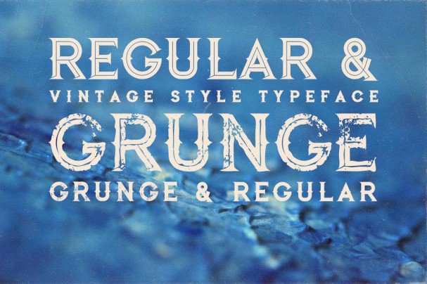 Jibril - Vintage Style   шрифт скачать бесплатно