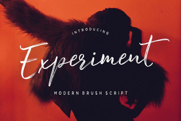 Experiment Brush Script шрифт скачать бесплатно