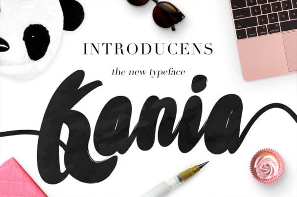 Kania Script Typeface шрифт скачать бесплатно
