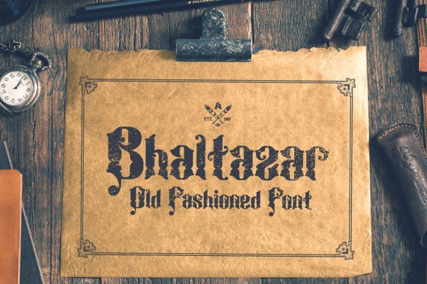 Bhaltazar Typeface шрифт скачать бесплатно