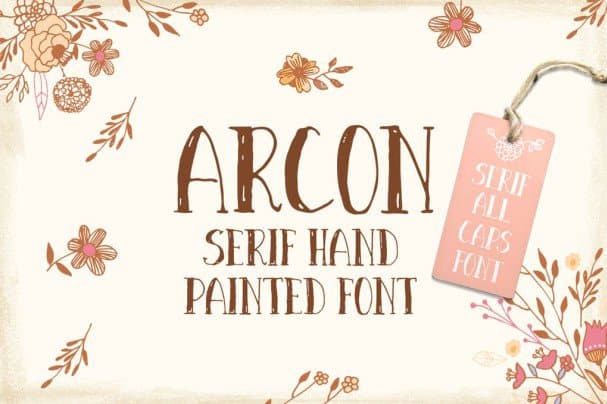 Arcon шрифт скачать бесплатно