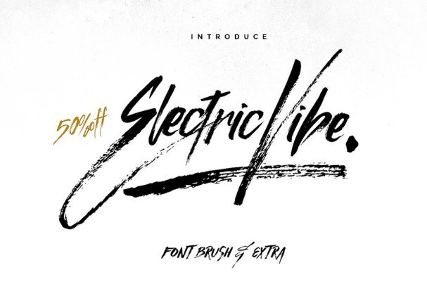 Electric Vibe шрифт скачать бесплатно
