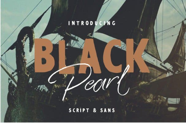 Black Pearl   Duo + Extras шрифт скачать бесплатно