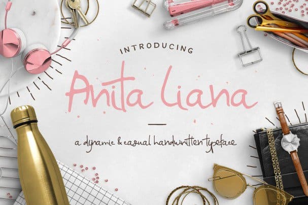 Anita Liana шрифт скачать бесплатно