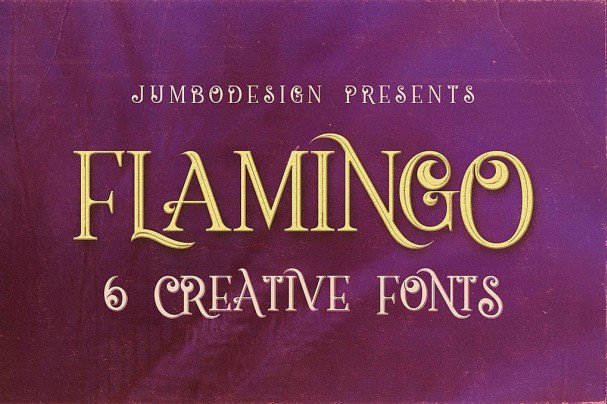 Flamingo - Vintage Style   шрифт скачать бесплатно